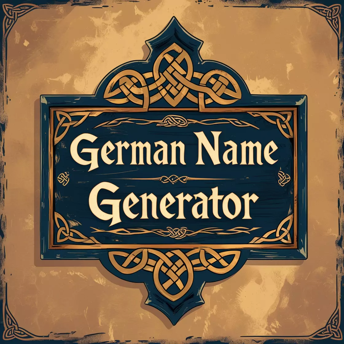 German Name Generator