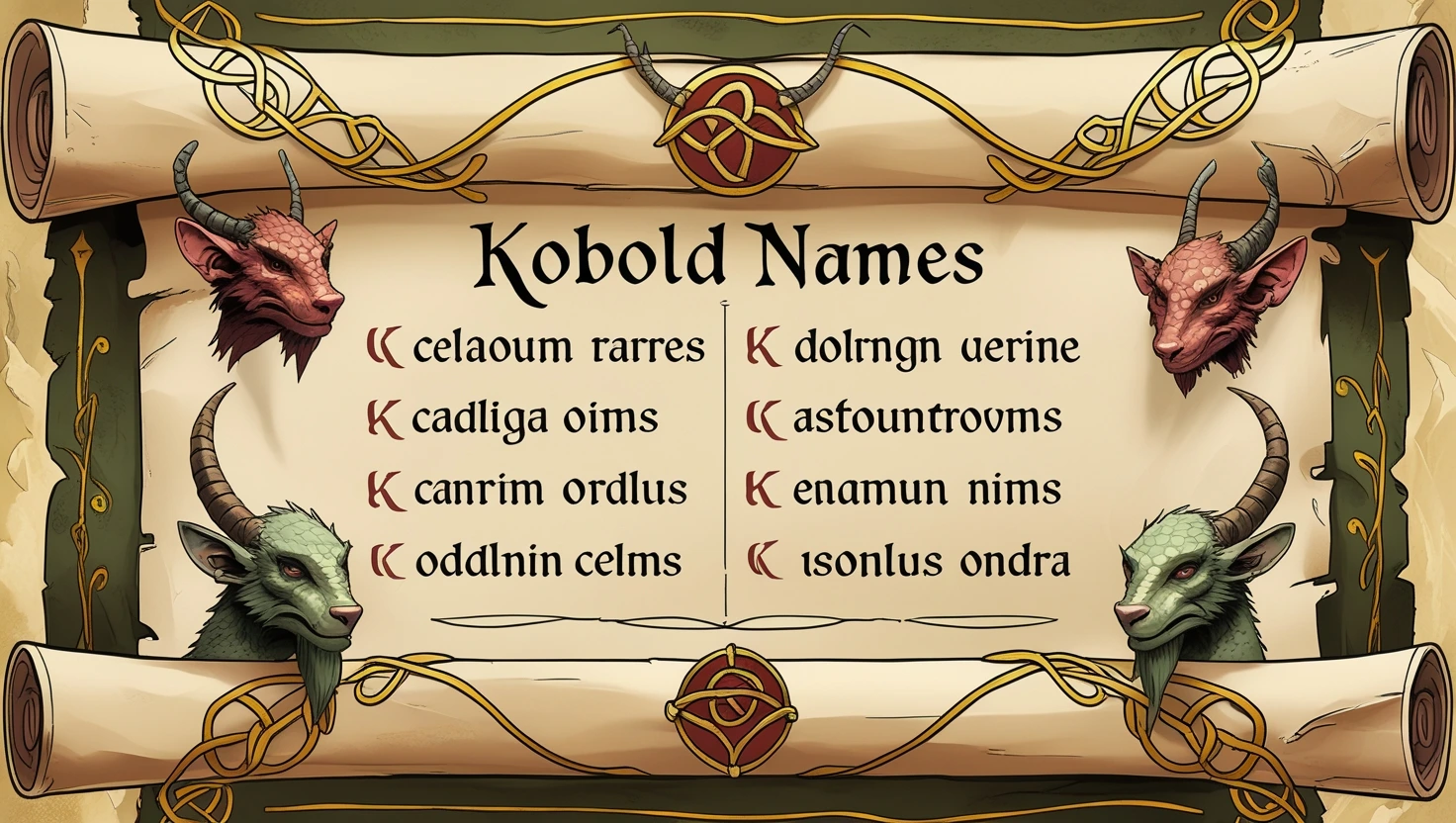 Kobold Names